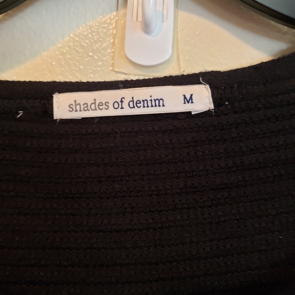 Shades of Denim black sweater - Picture 4 of 4
